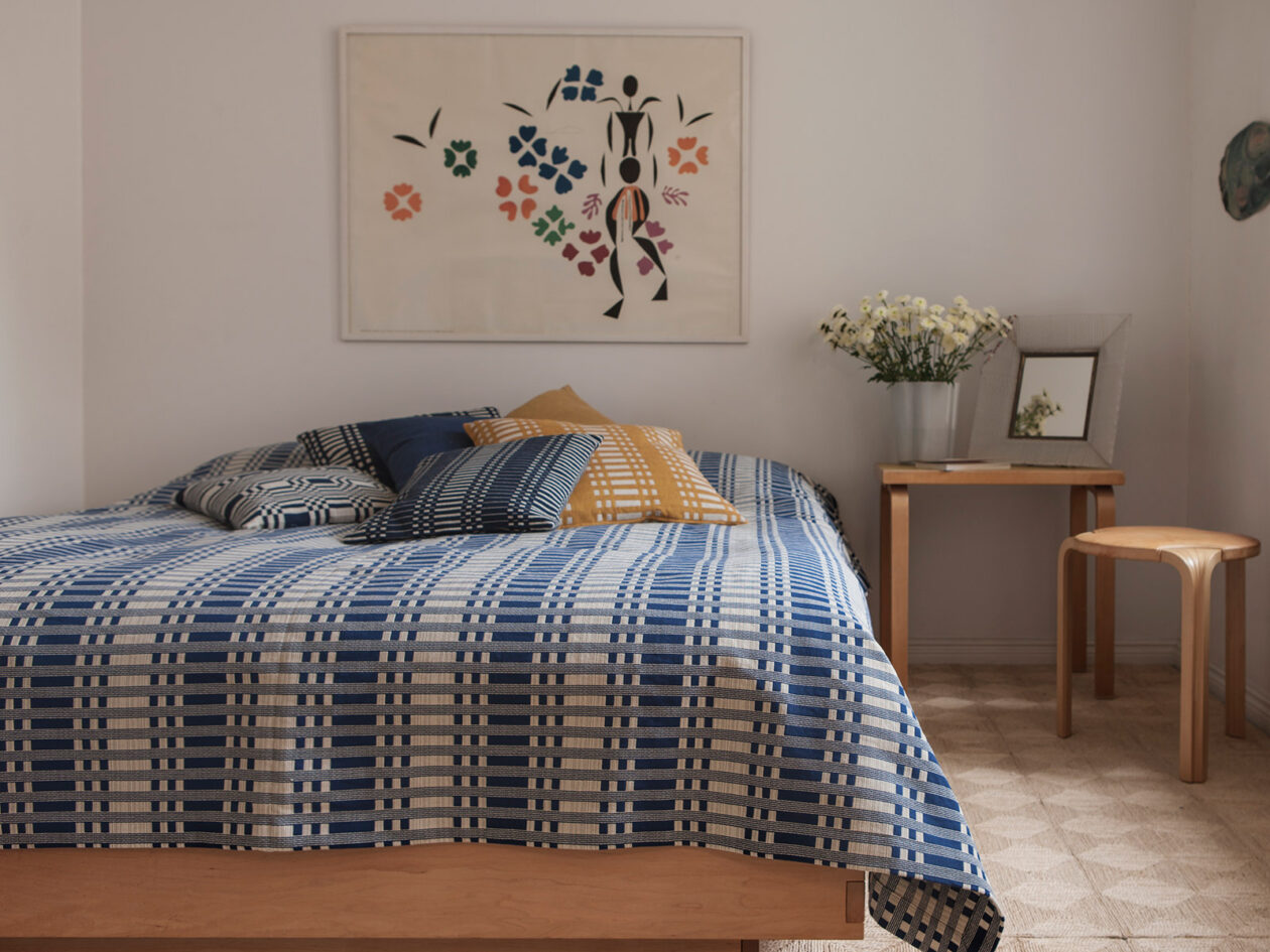 Bedspread Tithonus Blue